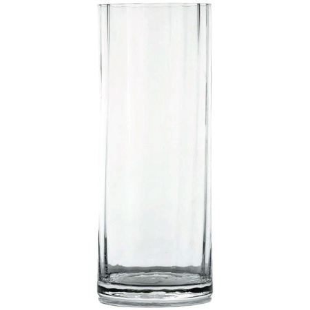 Ваза для цветов 30см ЦИЛИНДР рифленка детальная картинка 