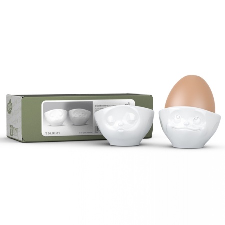 Набор подставок для яиц Tassen Kissing&Dreamy, 2шт, белый детальная картинка 