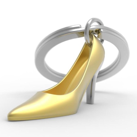 Брелок для ключей "Золотая туфля" детальная картинка 