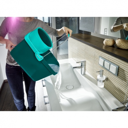 Комплект для уборки Clean Twist М ведро 20л с отжимом и швабра 33см детальная картинка 
