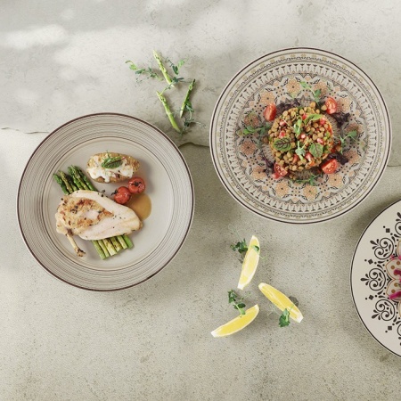 Тарелка глубокая Ø26см 1085мл ARGILA Larissa детальная картинка 