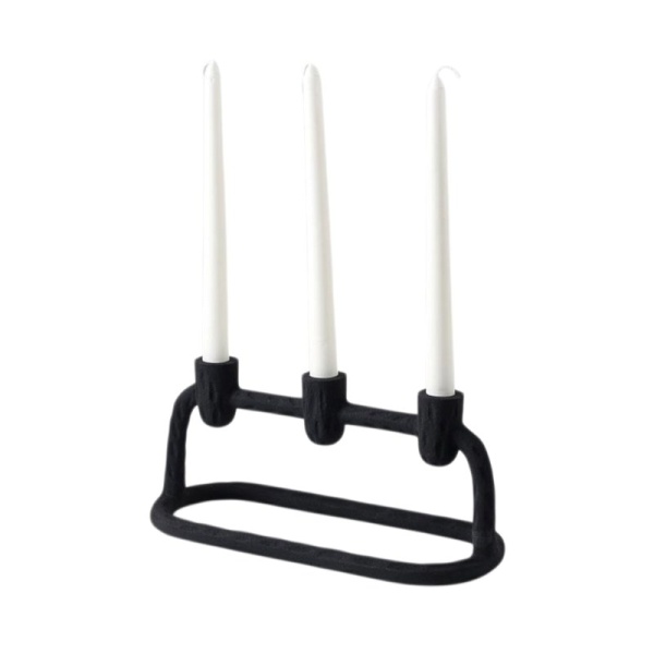 Фото Подсвечник Stery 14см черный – Designboom