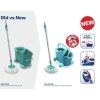 Комплект для уборки Clean Twist Ergo Disc Mop ведро 6л с отжимом и моп + тележка для ведра 521033 детальная картинка 
