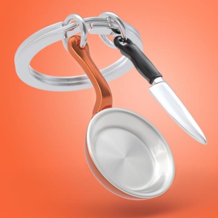 Брелок для ключей "Шеф-повар" детальная картинка 