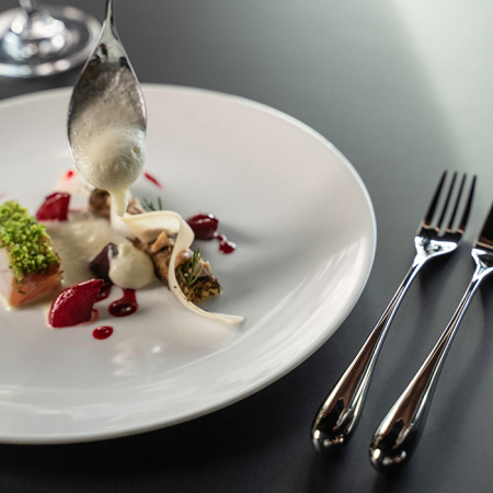 Набор столовых приборов REZZO - 24шт в деревянном боксе детальная картинка 