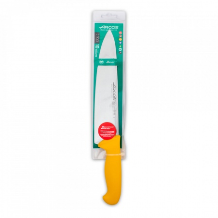 Нож поварской 25см 2900 желтый детальная картинка 