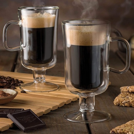 Набор кружек для кофе и глинтвейна 250мл Thermic Glass Irish Coffee, 2шт детальная картинка 