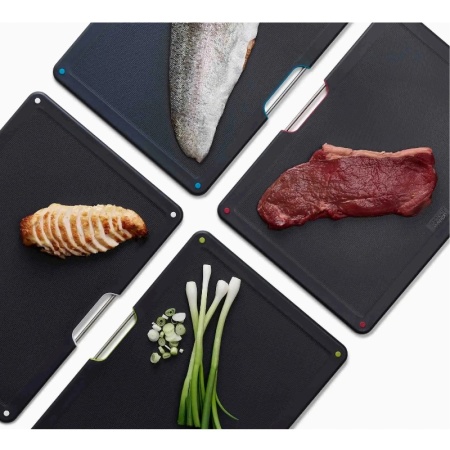 Набор разделочных досок 34x24см Folio Steel стальной, 4шт - 60170 Joseph Joseph детальная картинка 