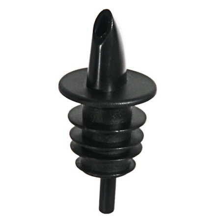 Гейзер для бутылок ø4мм 7см черный детальная картинка 