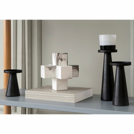 Набор подсвечников Fyr черные, 3шт детальная картинка 