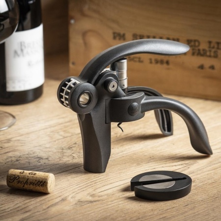 Штопор механический BALTAZ Dark с обрезателем фольги детальная картинка 