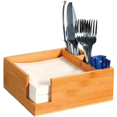 Подставка для столовых приборов и салфеток 22x18x9см детальная картинка 