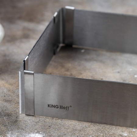 Форма для торта раздвижная 15.5-28см KING Hoff детальная картинка 