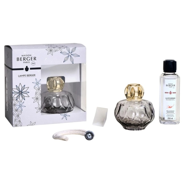 Фото Подарочный набор «Розали» серая лампа Берже и аромат «Брызги шампанского» (Exquisite Sparkle) 250мл