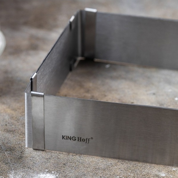 Фото Форма для торта раздвижная 15.5-28см KING Hoff