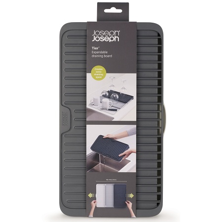 Коврик для сушки раздвижной Tier серый - 85178 Joseph Joseph детальная картинка 