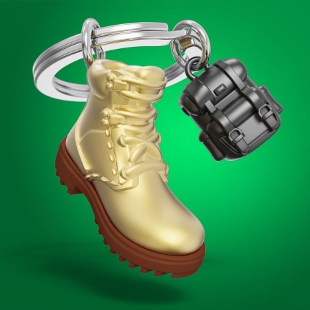 Брелок для ключей "Походные ботинки" детальная картинка 