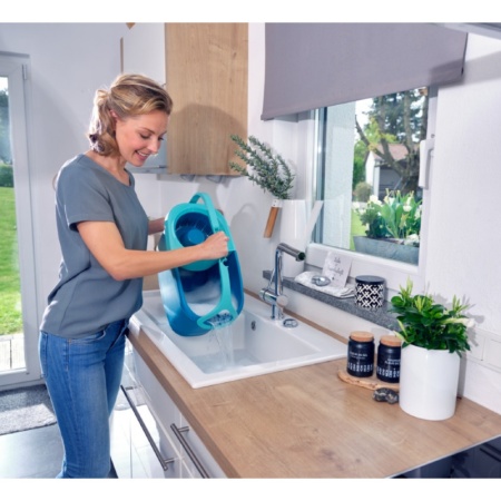 Комплект для мытья пола Clean Twist Disc Mop Ergo mobile: щетка-моп, ведро 6л с отжимом детальная картинка 