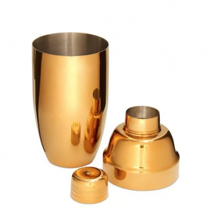 Шейкер барный 500мл Barbossa золотой цвет детальная картинка 