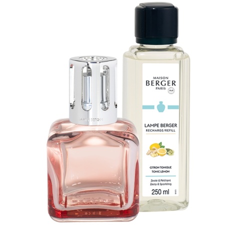 Подарочный набор «Ривьера» лампа Берже с ароматом «Лимонные дольки» (Tonic Lemon) 250мл детальная картинка 