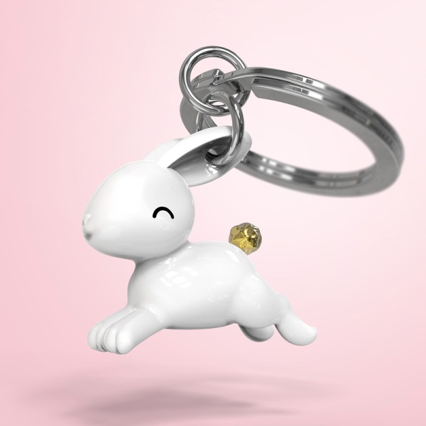 Фото Брелок для ключей "Кролик"