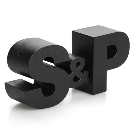 Набор для специй S&P черный детальная картинка 