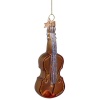 Новогоднее украшение из стекла Vondels "Скрипка" 9.5см детальная картинка 