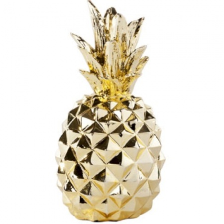 Статуэтка 10х10х(h)20см PINEAPPLE GOLD детальная картинка 