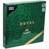 Салфетка 40x40см ROYAL Collection Ornaments темно-зеленая, 20шт детальная картинка 
