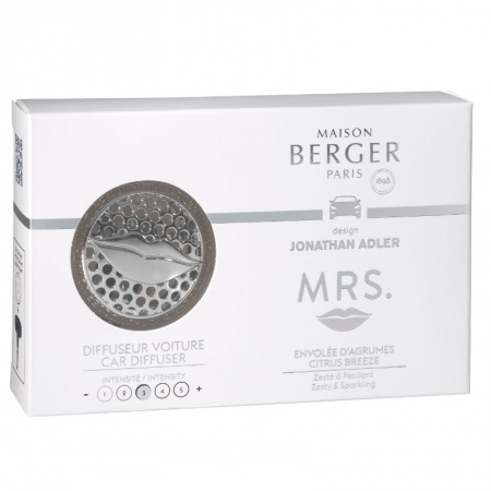 Автомобильный аромадиффузор-клипса «‎Миссис» с ароматом «Цитрусовое вдохновение» (Citrus Breeze) детальная картинка 