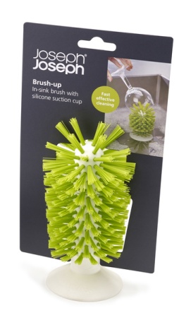 Щетка для стаканов на присоске Brush-Up зеленая - 85103 Joseph Joseph детальная картинка 