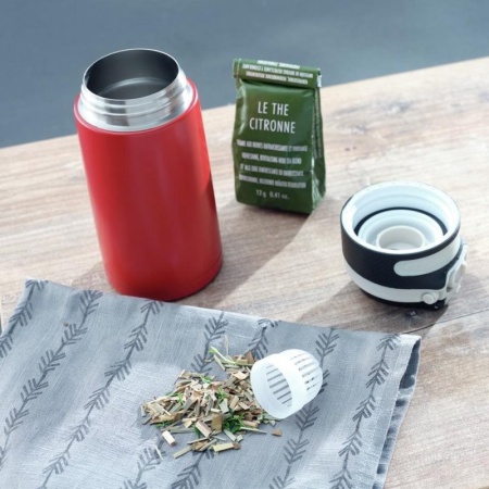 Термокружка 350мл Flip красная детальная картинка 