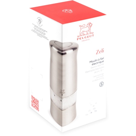 Электрическая мельница для соли ZELI Stainless Steel 14см детальная картинка 