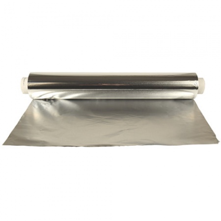 Фольга алюминиевая пищевая для готовки 150м x 44см 15мк детальная картинка 
