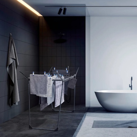 Сушилка для белья 87x157x66см PEGASUS 180 Solid Black детальная картинка 