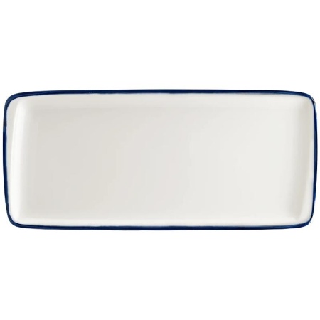 Тарелка прямоугольная 34x16см LINEA Blue Moove детальная картинка 