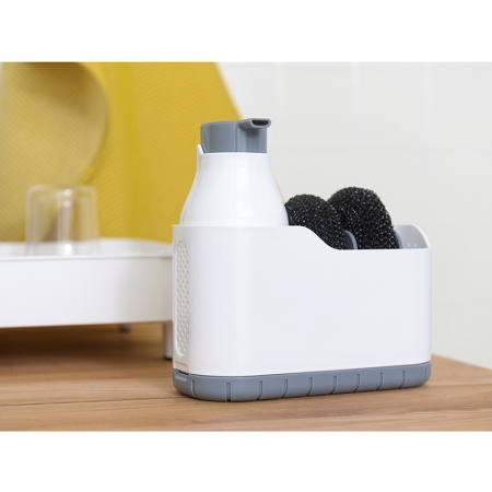 Органайзер с диспенсером для мыла Nour 18.2x8.2x18см детальная картинка 