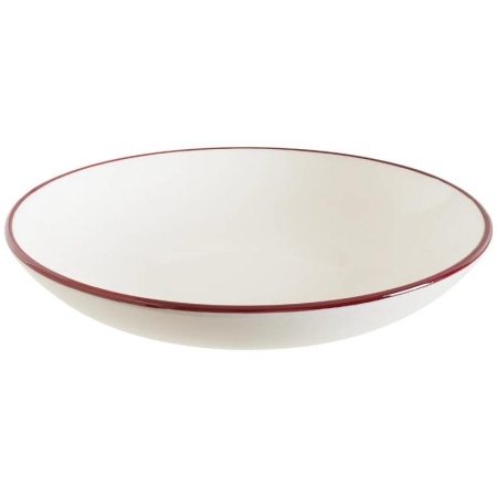 Тарелка глубокая Ø23см 1000мл LINEA Burgundy Bloom детальная картинка 