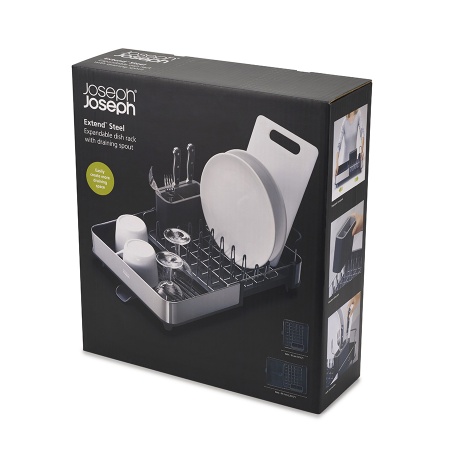 Сушилка для посуды раздвижная Extend steel - 85153 Joseph Joseph детальная картинка 