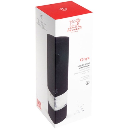 Электрическая мельница для соли ONYX Black 20см детальная картинка 