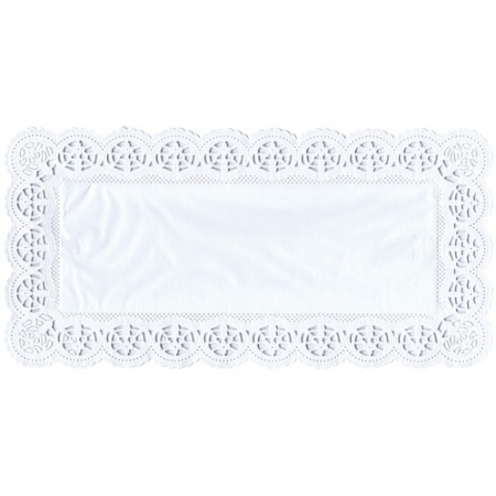 Салфетки кружевные 34х17см, 250шт детальная картинка 