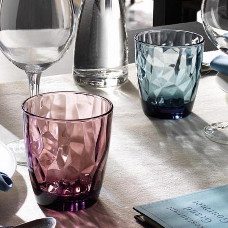 Набор стаканов 385мл DIAMOND фиолетовый, 6шт детальная картинка 