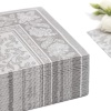 Салфетка 40x40см ROYAL Collection Ornaments серая, 50шт детальная картинка 