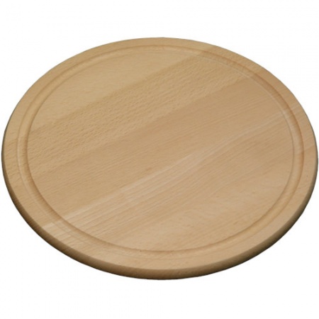 Доска для сервировки 30х1.5см для подачи пиццы, дерево детальная картинка 