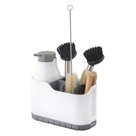 Органайзер с диспенсером для мыла Nour 18.2x8.2x18см детальная картинка 