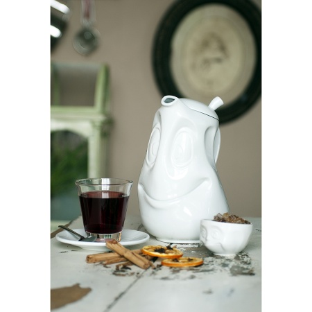 Чайник Tassen Good Mood 1.2л, белый детальная картинка 