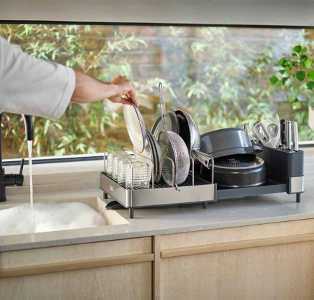 Сушилка для посуды Extend Max Steel - 851690 Joseph Joseph детальная картинка 