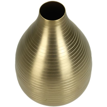 Ваза для цветов Aluminum Gold 12.7x12.7x19см детальная картинка 