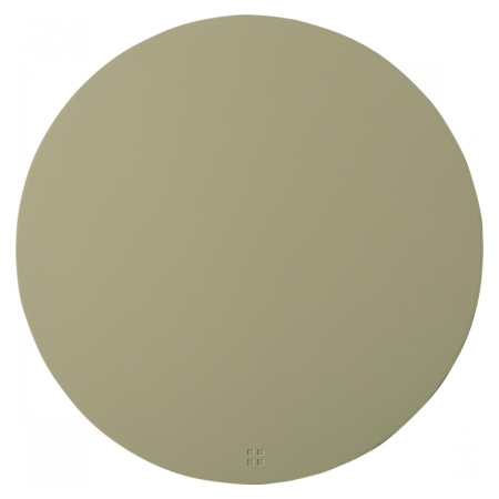 Плейсмат круглый ø38см PVC оливковый детальная картинка 