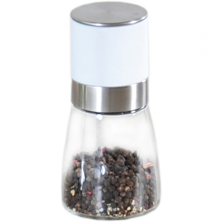 Мельница для специй 6.5x14см белая детальная картинка 